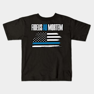 Fidelis Ad Mortem Kids T-Shirt